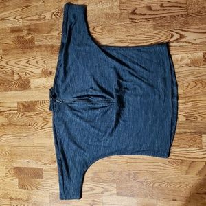 (M) Denver Hayes Heathered Casual Loose Fit High Neck Top Oversized Loungewear